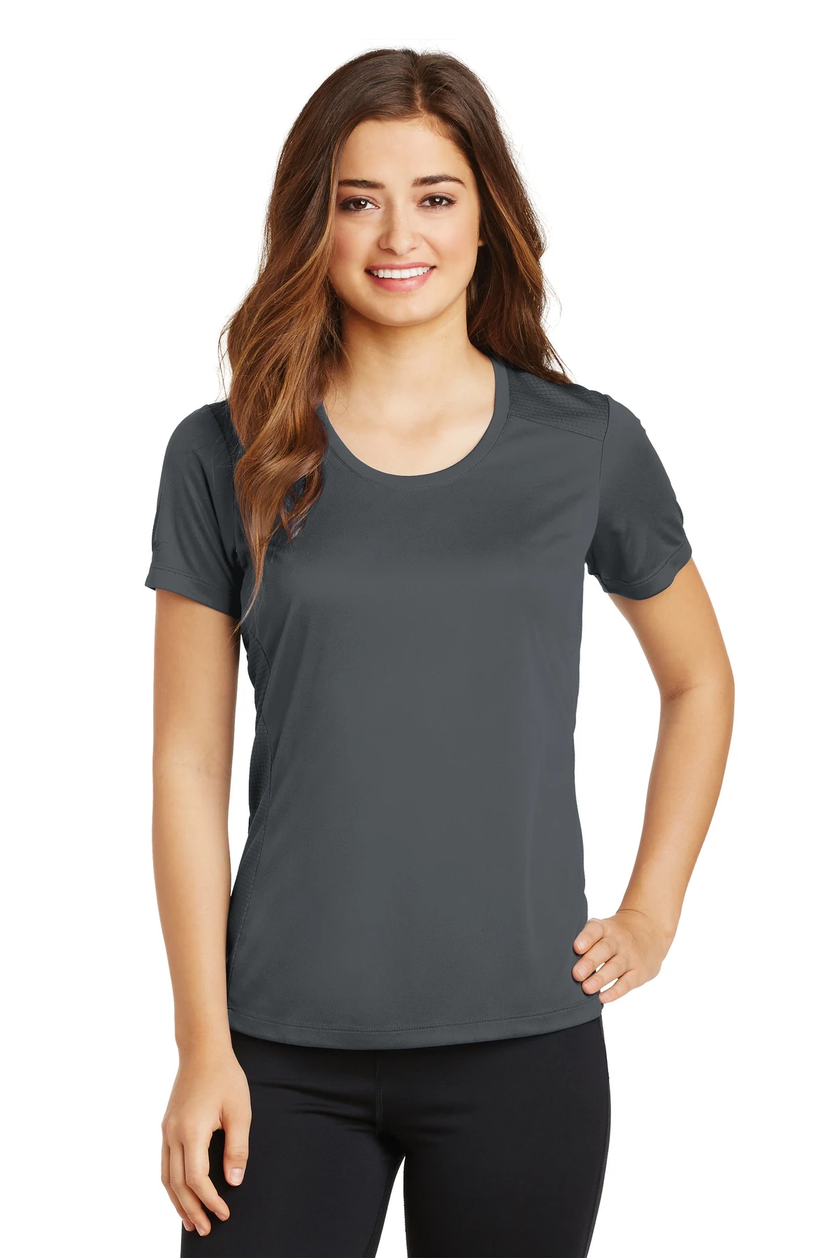 Ladies PosiCharge Elevate Scoop Neck Tee 9 Ladies PosiCharge Elevate Scoop Neck Tee - Image 7