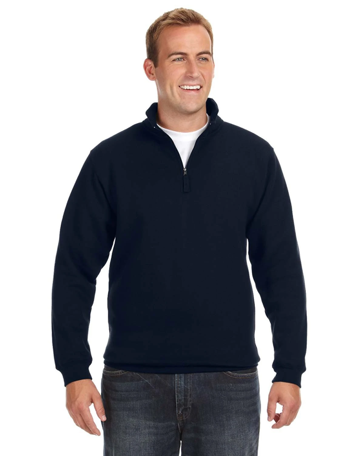 Adult Unisex Heavyweight Fleece Quarter-Zip 7 Adult Unisex Heavyweight Fleece Quarter-Zip - Image 5