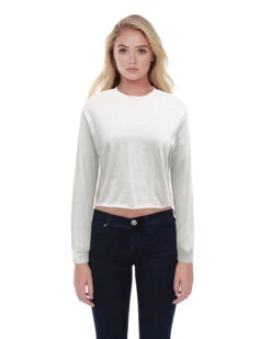 Ladies' Boyfriend Long Sleeve Crop T-Shirt 16 Ladies' Boyfriend Long Sleeve Crop T-Shirt -Jiffyshirts Sales Store efe11f6117de6c
