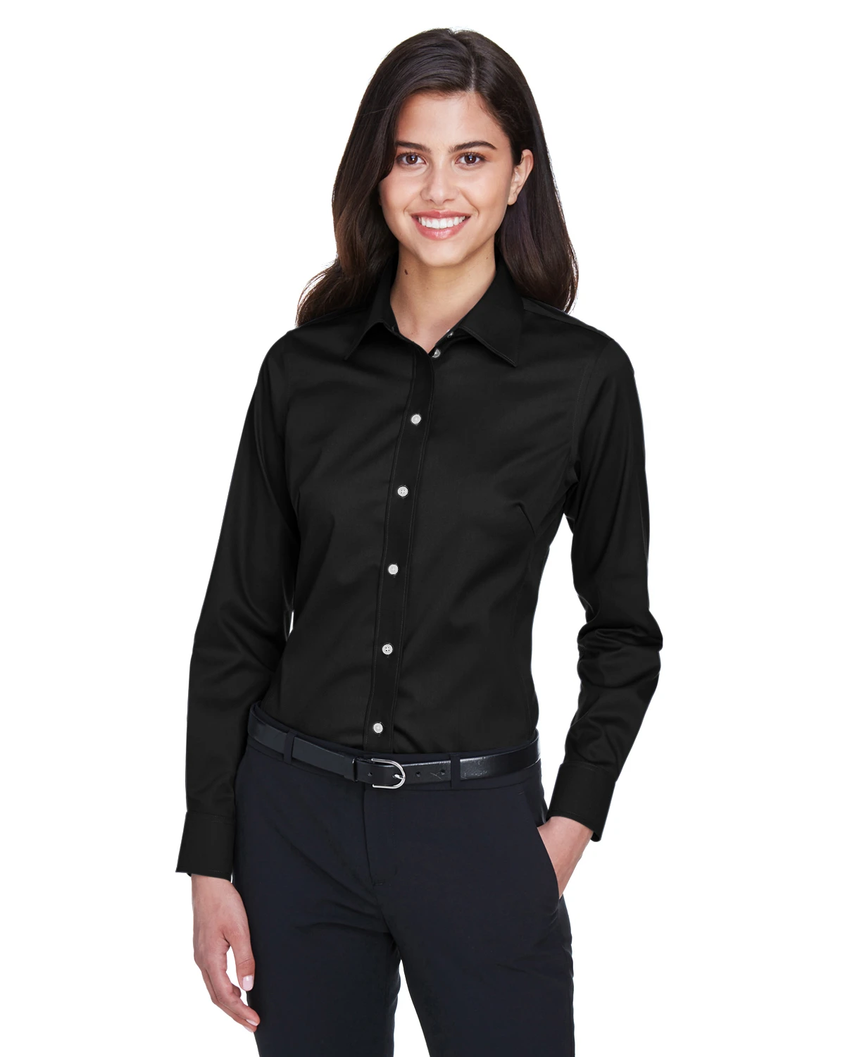 Ladies' Crown Woven Collection™ Solid Stretch Twill 7 Ladies' Crown Woven Collection™ Solid Stretch Twill - Image 5