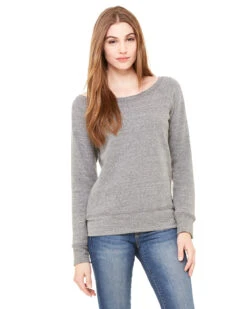 Ladies' Sponge Fleece Wide Neck Sweatshirt -Jiffyshirts Sales Store f09c92672e7d6b