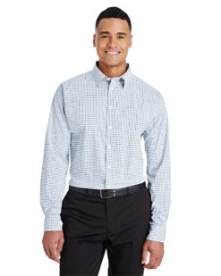 CrownLux Performance™ Men's Micro Windowpane Shirt -Jiffyshirts Sales Store f0a4deaacaf096