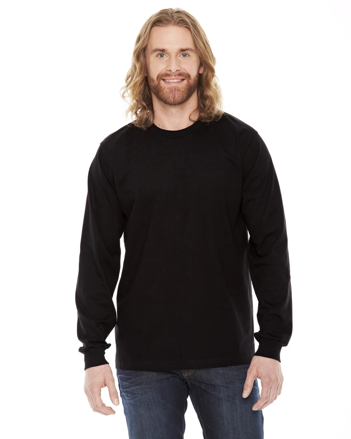Unisex Fine Jersey Long-Sleeve T-Shirt 12 Unisex Fine Jersey Long-Sleeve T-Shirt - Image 10