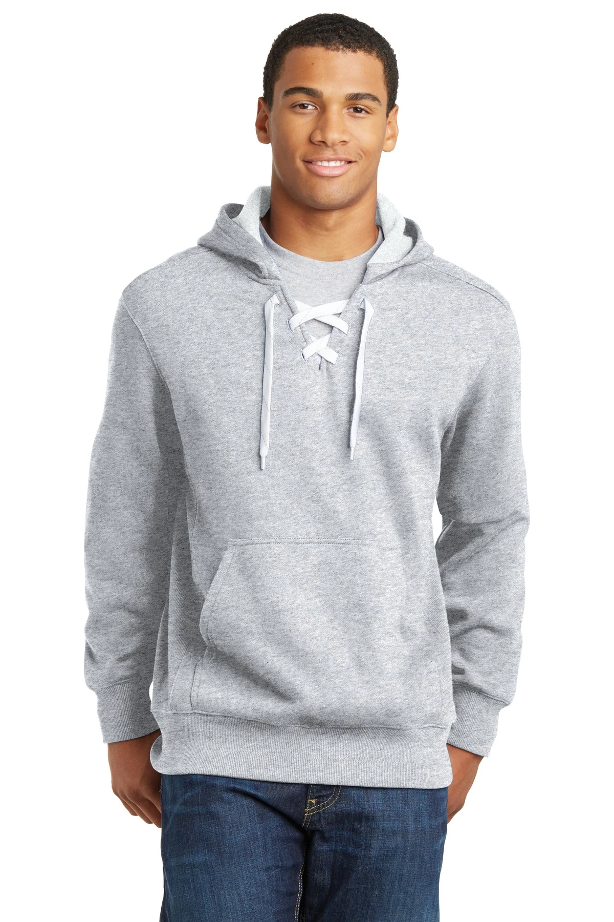 Lace Up Pullover Hooded Sweatshirt 7 Lace Up Pullover Hooded Sweatshirt - Image 5