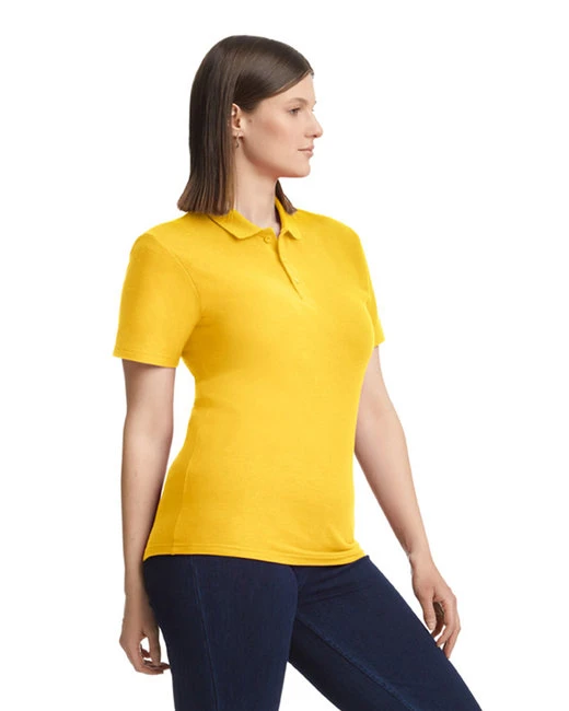 Gildan Softstyle Women's Pique Polo 4 Gildan Softstyle Women's Pique Polo - Image 2