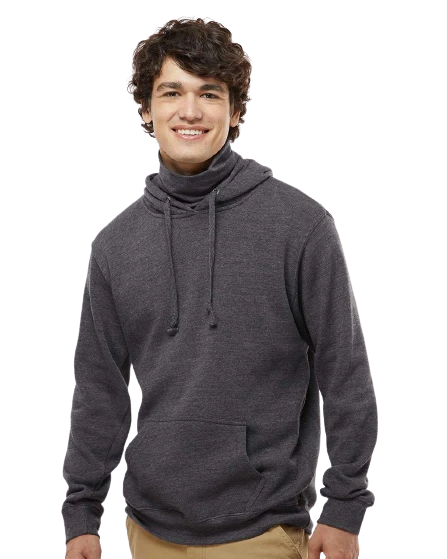 Adult Unisex Gaiter Fleece Hooded Sweatshirt 7 Adult Unisex Gaiter Fleece Hooded Sweatshirt - Image 5