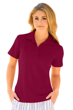 Greg Norman Women’s Play Dry® Performance Mesh Polo -Jiffyshirts Sales Store f28c111be6be6c