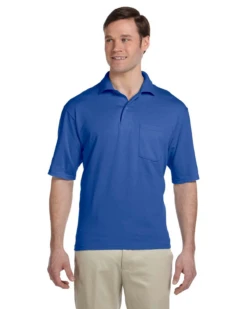 Jerzees Adult Unisex 5.6 Oz. SpotShield™ Pocket Jersey Polo -Jiffyshirts Sales Store f29817ab69f9ee