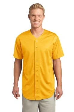 Unisex PosiCharge Tough Mesh Full-Button Jersey 23 Unisex PosiCharge Tough Mesh Full-Button Jersey -Jiffyshirts Sales Store f2d08539e718c1