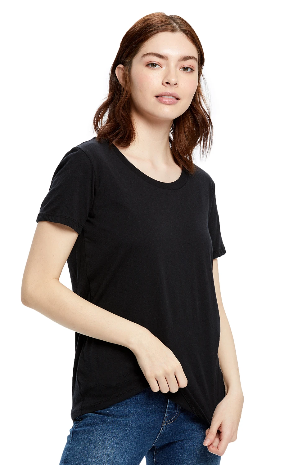 Ladies' Short-Sleeve Loose Fit Boyfriend Tee 9 Ladies' Short-Sleeve Loose Fit Boyfriend Tee - Image 7