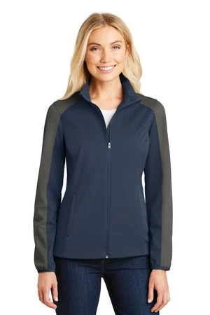 Ladies Active Colorblock Soft Shell Jacket 11 Ladies Active Colorblock Soft Shell Jacket - Image 9