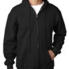Adult Unisex 9.5oz., 80% Cotton/20% Polyester Full-Zip Hooded Sweatshirt 1 Adult Unisex 9.5oz., 80% Cotton/20% Polyester Full-Zip Hooded Sweatshirt -Jiffyshirts Sales Store f320a1f7bf71e1