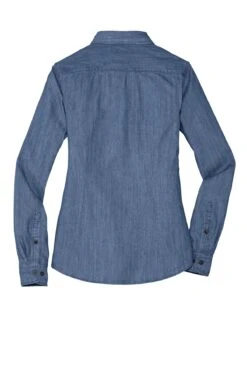 Ladies Patch Pockets Denim Shirt 8 Ladies Patch Pockets Denim Shirt -Jiffyshirts Sales Store f3965dfc7d6ef2