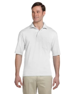 Jerzees Adult Unisex 5.6 Oz. SpotShield™ Pocket Jersey Polo -Jiffyshirts Sales Store f4636395f0ffe9
