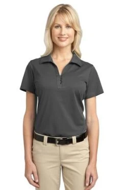 Ladies Tech Pique Polo -Jiffyshirts Sales Store f57fec44cb80b9