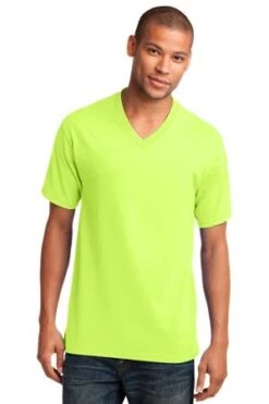 Adult Unisex Core Cotton V-Neck Tee -Jiffyshirts Sales Store f5e2563be79b42