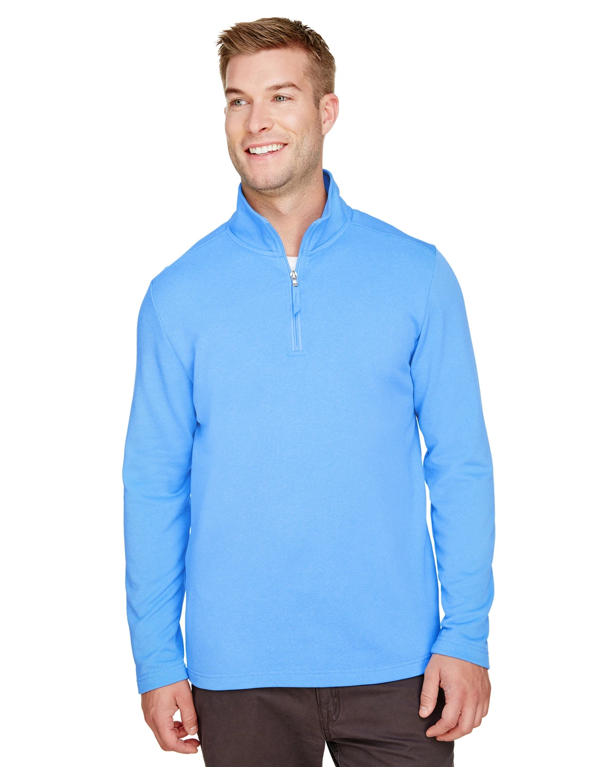 Men's Coastal Pique Fleece Quarter-Zip 9 Men's Coastal Pique Fleece Quarter-Zip - Image 7