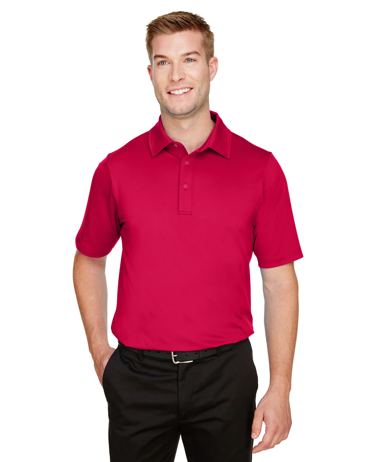 CrownLux Performance™ Men's Range Flex Polo 7 CrownLux Performance™ Men's Range Flex Polo - Image 5