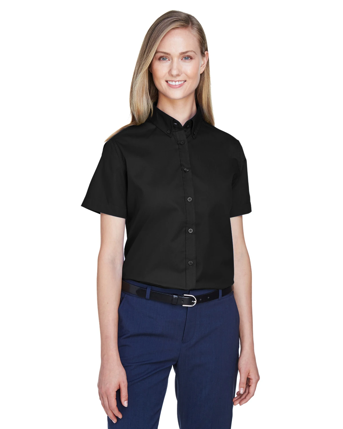 Ladies' Optimum Short-Sleeve Twill Shirt 8 Ladies' Optimum Short-Sleeve Twill Shirt - Image 6