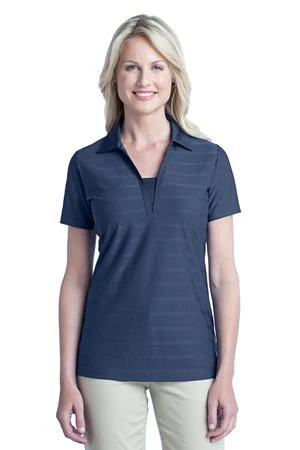 Ladies Horizontal Texture Polo 9 Ladies Horizontal Texture Polo - Image 7