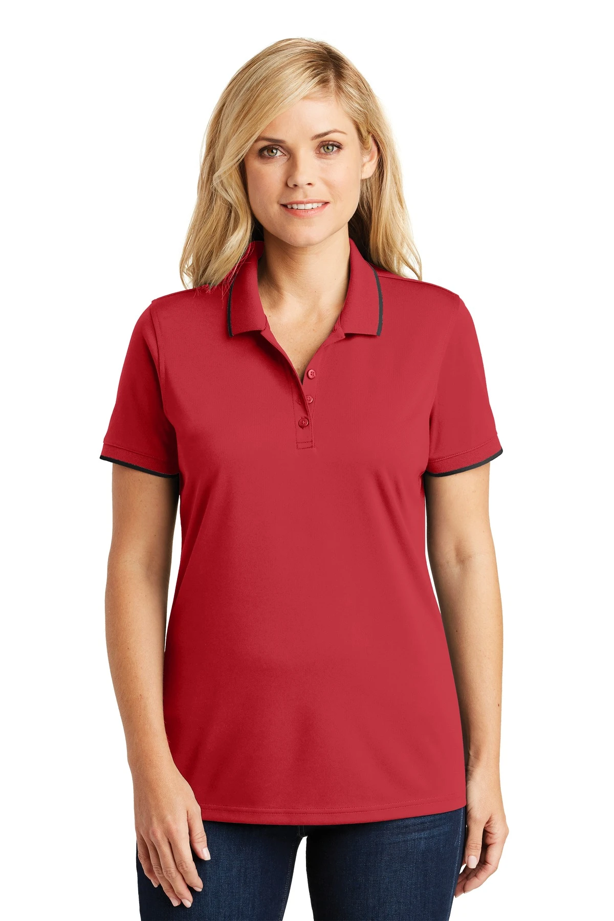 Ladies Dry Zone UV Micro-Mesh Tipped Polo 10 Ladies Dry Zone UV Micro-Mesh Tipped Polo - Image 8