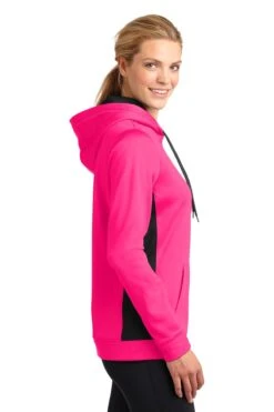 Ladies Sport-Wick Fleece Colorblock Hooded Pullover 17 Ladies Sport-Wick Fleece Colorblock Hooded Pullover -Jiffyshirts Sales Store f6de5bd446b004