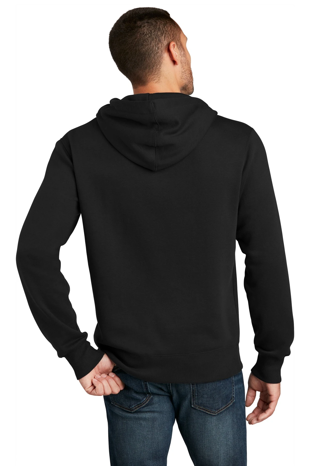 District Unisex Perfect Weight Fleece Hoodie 4 District Unisex Perfect Weight Fleece Hoodie - Image 2