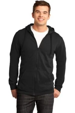 District Unisex The Concert Fleece Full-Zip Hoodie -Jiffyshirts Sales Store f9220cbede25c8