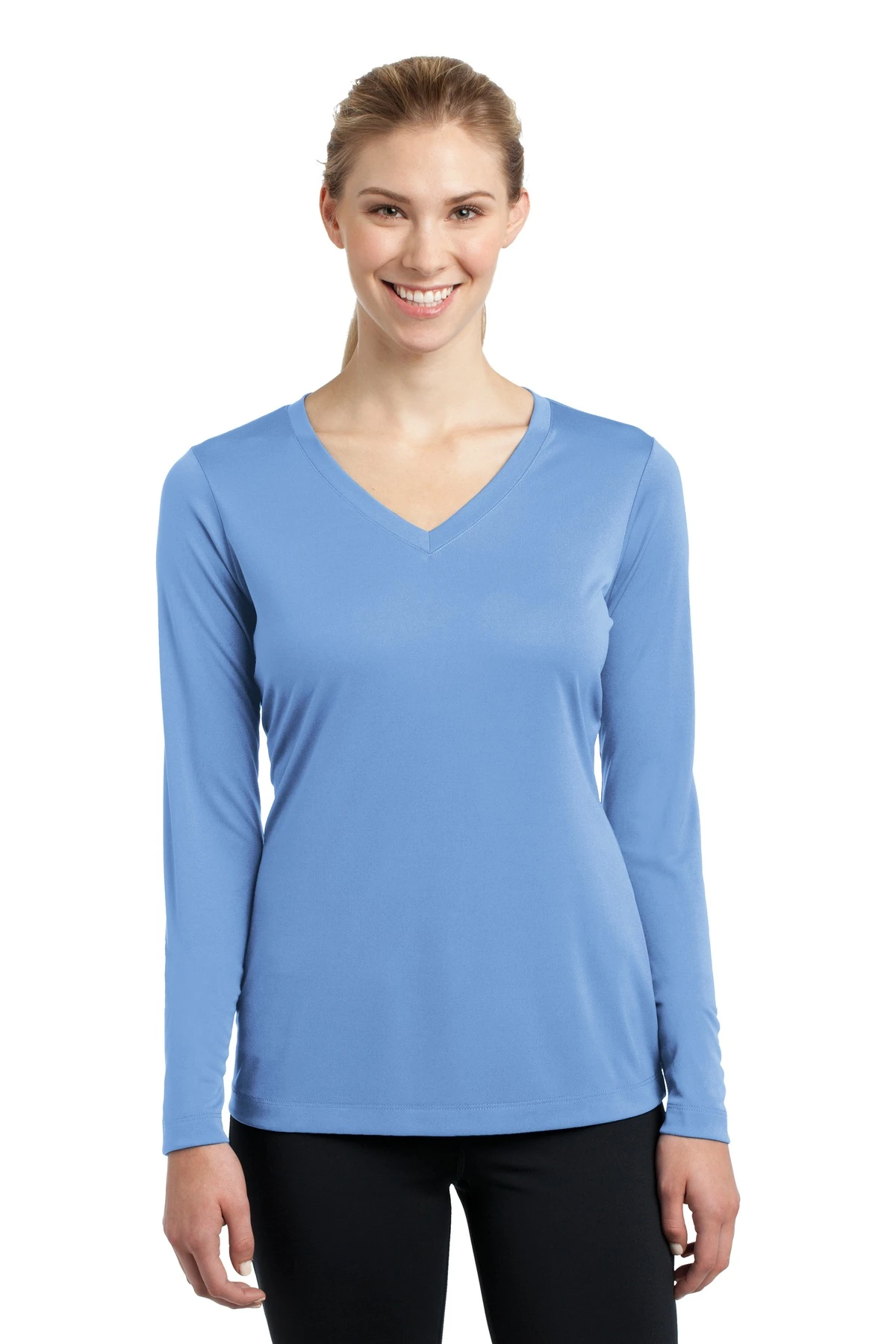 Ladies Long Sleeve PosiCharge Competitor V-Neck Tee 19 Ladies Long Sleeve PosiCharge Competitor V-Neck Tee - Image 17