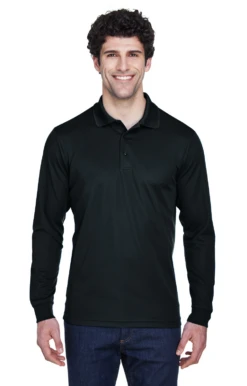 Men's Tall Pinnacle Performance Long-Sleeve Piqué Polo
