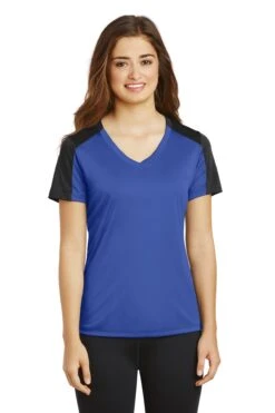 Ladies PosiCharge Competitor Sleeve-Blocked V-Neck Tee 23 Ladies PosiCharge Competitor Sleeve-Blocked V-Neck Tee -Jiffyshirts Sales Store f970132da74fe9