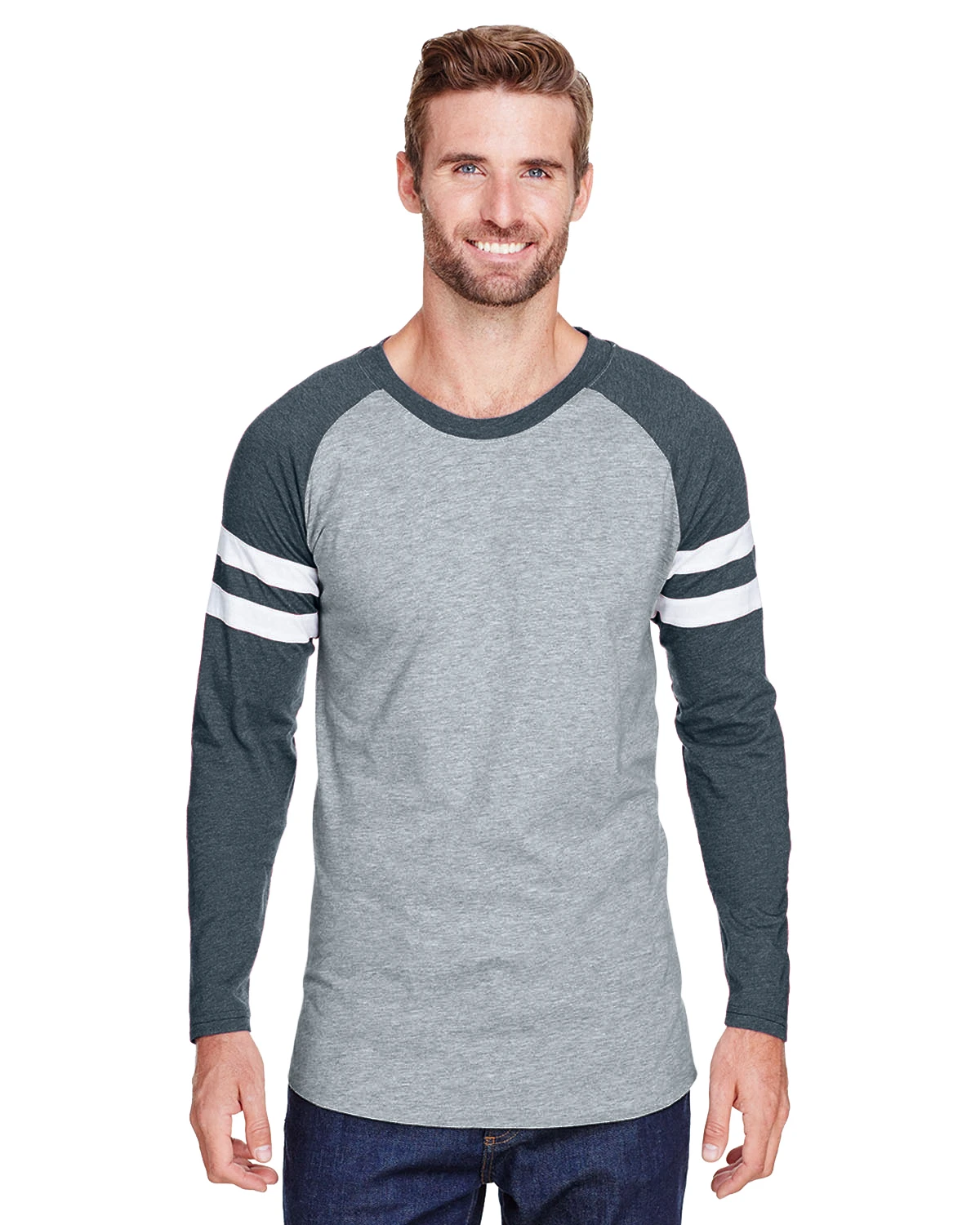 Men's Gameday Mash-Up Long Sleeve Fine Jersey T-Shirt 10 Men's Gameday Mash-Up Long Sleeve Fine Jersey T-Shirt - Image 8