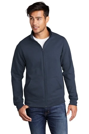 Unisex Core Fleece Cadet Full-Zip Sweatshirt 12 Unisex Core Fleece Cadet Full-Zip Sweatshirt - Image 10