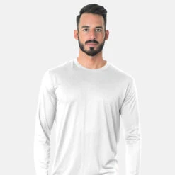 Unisex 4.5 Oz., 100% Polyester Performance Long-Sleeve T-Shirt -Jiffyshirts Sales Store fad6134c413709