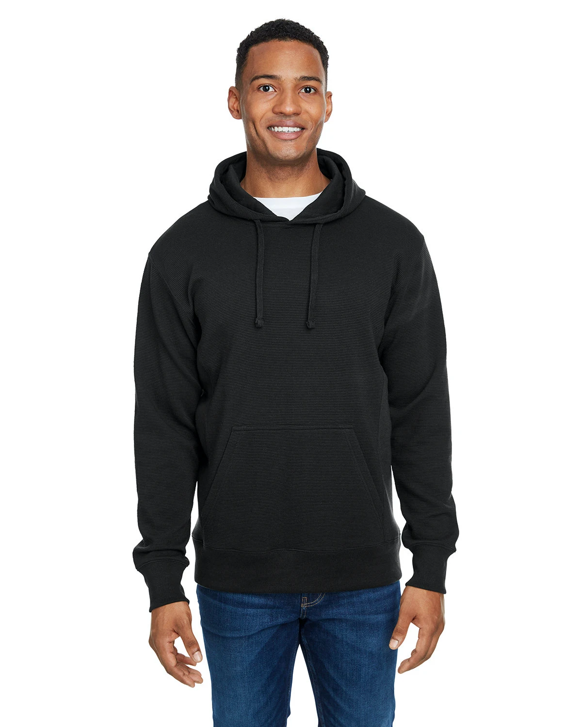 Unisex Ripple Fleece Pulllover Hood 3 Unisex Ripple Fleece Pulllover Hood