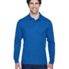 Men's Pinnacle Performance Long-Sleeve Piqué Polo -Jiffyshirts Sales Store fb19936e152206