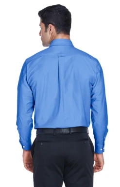 Men's Long-Sleeve Oxford With Stain-Release 12 Men's Long-Sleeve Oxford With Stain-Release -Jiffyshirts Sales Store fb63659546470b