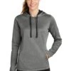 Ladies PosiCharge Sport-Wick Heather Fleece Hooded Pullover 1 Ladies PosiCharge Sport-Wick Heather Fleece Hooded Pullover -Jiffyshirts Sales Store fb6d0c3587e84f