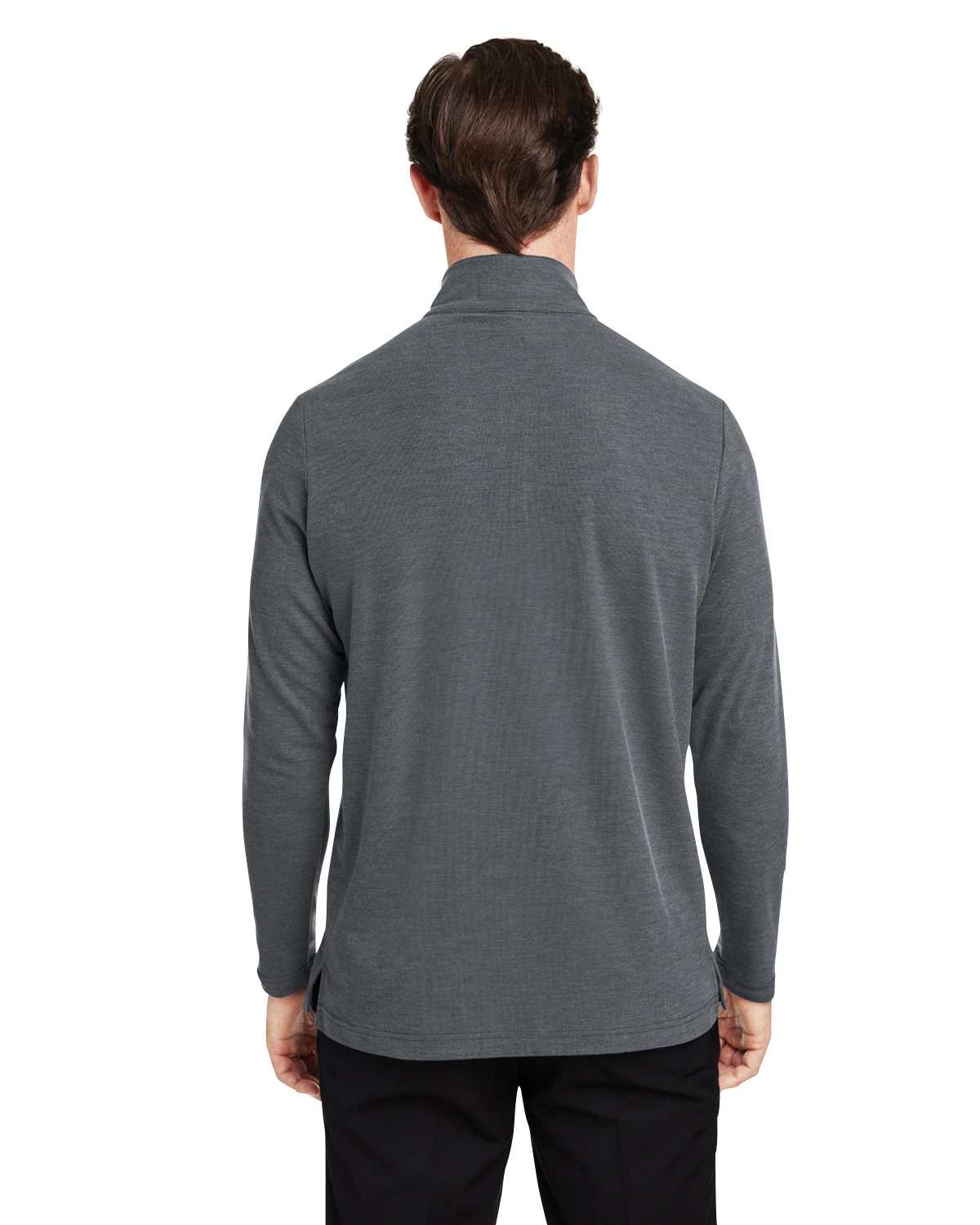 Men's Fusion ChromaSoft™ Pique Quarter-Zip 5 Men's Fusion ChromaSoft™ Pique Quarter-Zip - Image 3