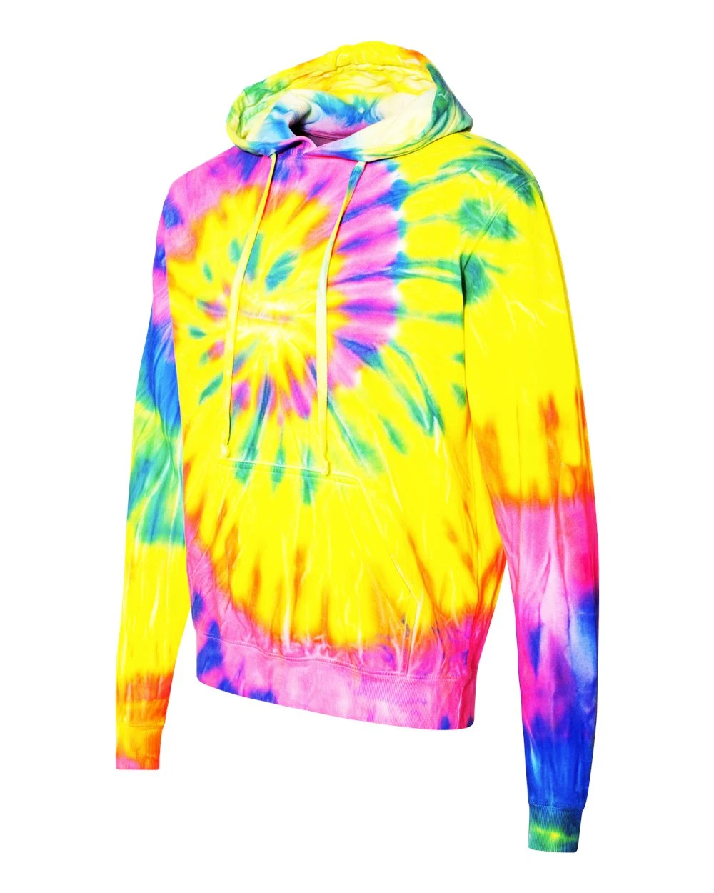 Unisex Multi-Color Spiral Pullover Hooded Sweatshirt 4 Unisex Multi-Color Spiral Pullover Hooded Sweatshirt - Image 2