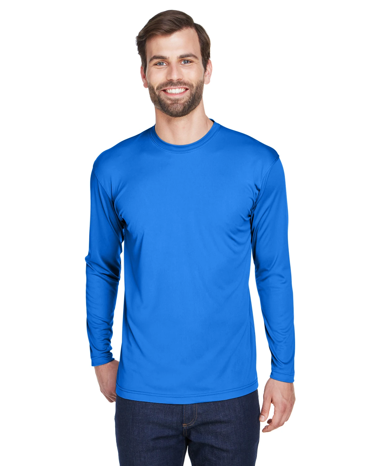 Adult Unisex Cool & Dry Sport Long-Sleeve Performance Interlock T-Shirt 16 Adult Unisex Cool & Dry Sport Long-Sleeve Performance Interlock T-Shirt - Image 14