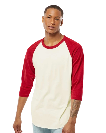 Unisex Fine Jersey Raglan Tee 10 Unisex Fine Jersey Raglan Tee - Image 8