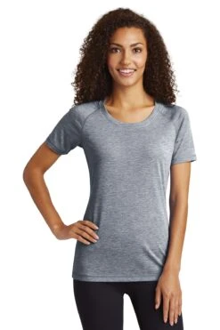 Ladies PosiCharge Tri-Blend Wicking Scoop Neck Raglan Tee -Jiffyshirts Sales Store fcd72132d148df