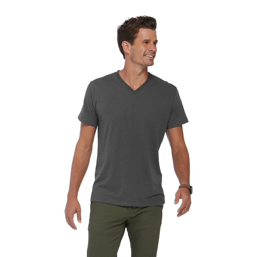 Platinum Adult Unisex CVC Short Sleeve V-Neck Tee 11 Platinum Adult Unisex CVC Short Sleeve V-Neck Tee - Image 9