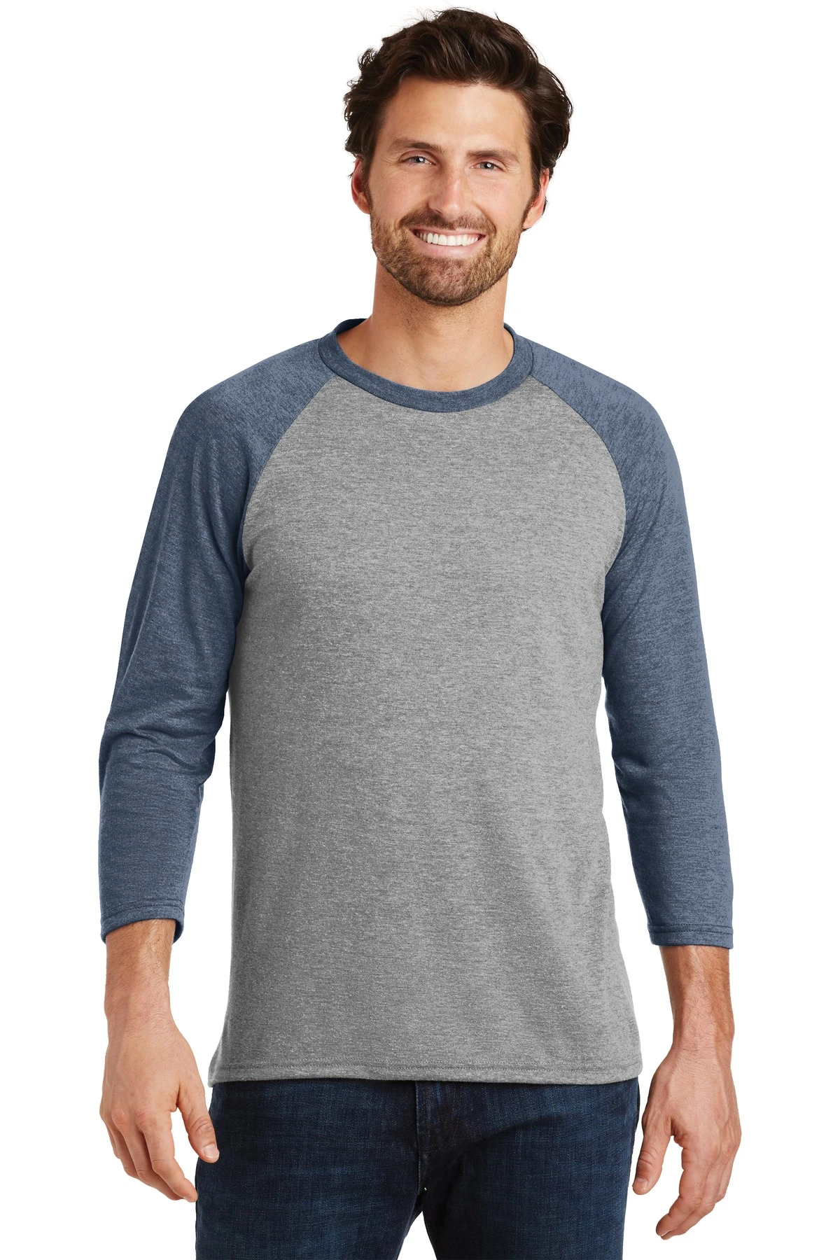 District Unisex Perfect Tri 3/4-Sleeve Raglan 17 District Unisex Perfect Tri 3/4-Sleeve Raglan - Image 15