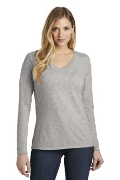District Ladies' Very Important Tee Long Sleeve V-Neck 19 District Ladies' Very Important Tee Long Sleeve V-Neck -Jiffyshirts Sales Store fe2f3a583f5566