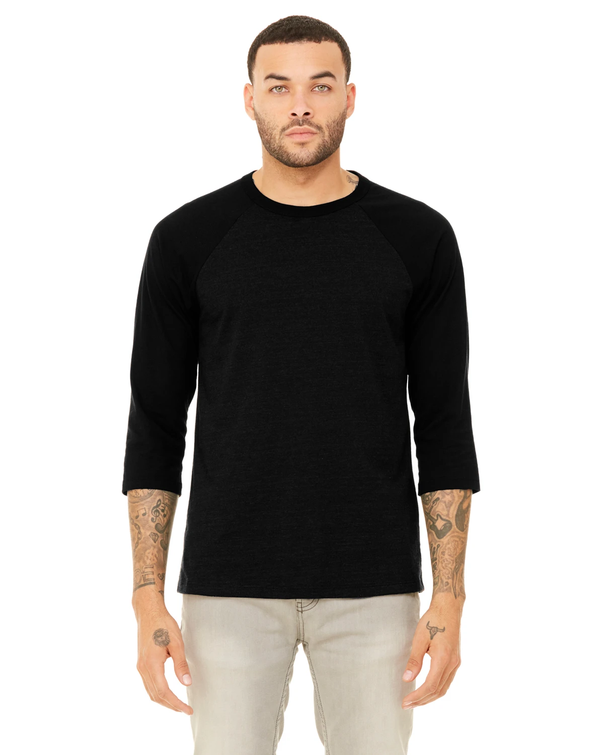 Unisex 3/4-Sleeve Baseball T-Shirt 21 Unisex 3/4-Sleeve Baseball T-Shirt - Image 19