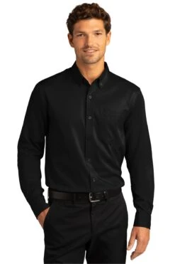 Long Sleeve SuperPro React™ Twill Shirt