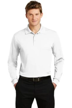 Men's Long Sleeve Micropique Sport-Wick Polo -Jiffyshirts Sales Store ff0c2eb2349a6b