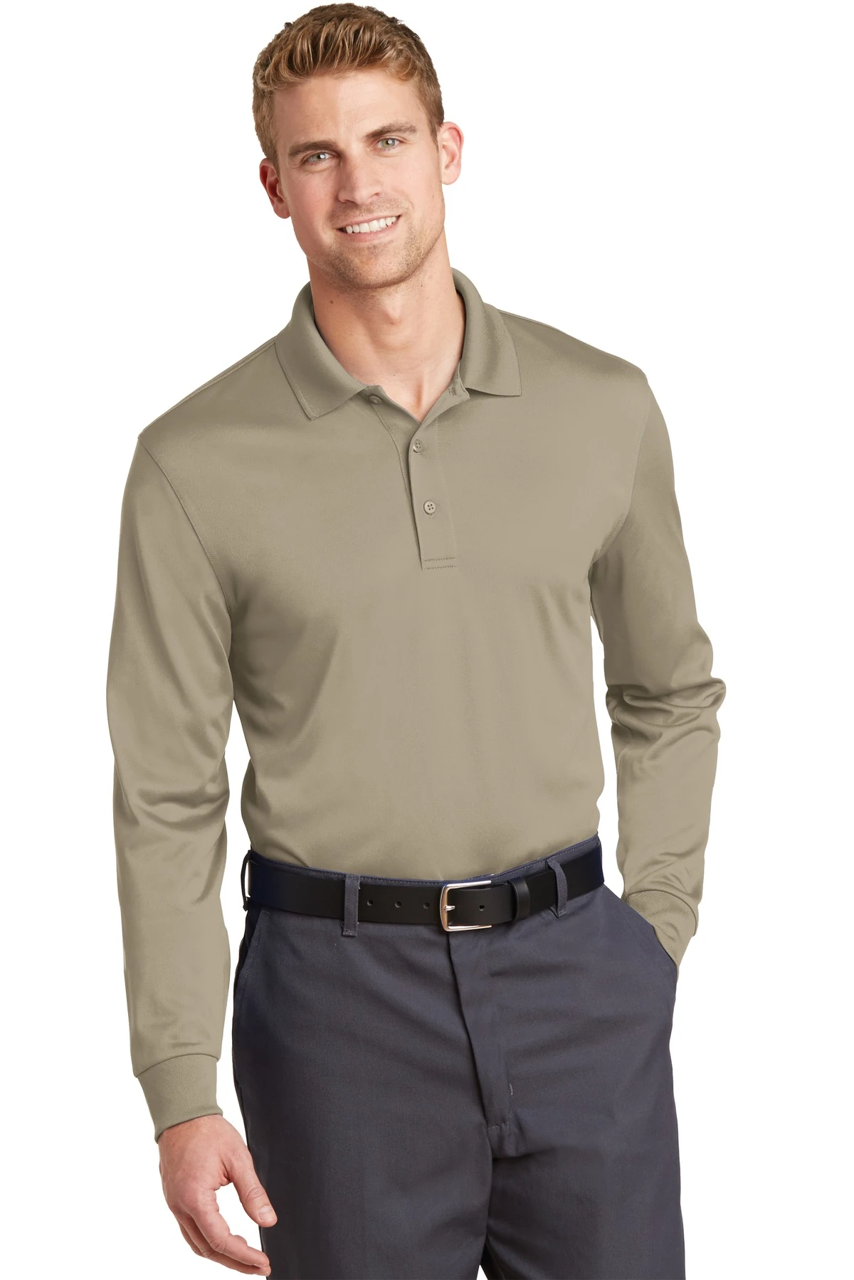 Select Snag-Proof Long Sleeve Polo 8 Select Snag-Proof Long Sleeve Polo - Image 6